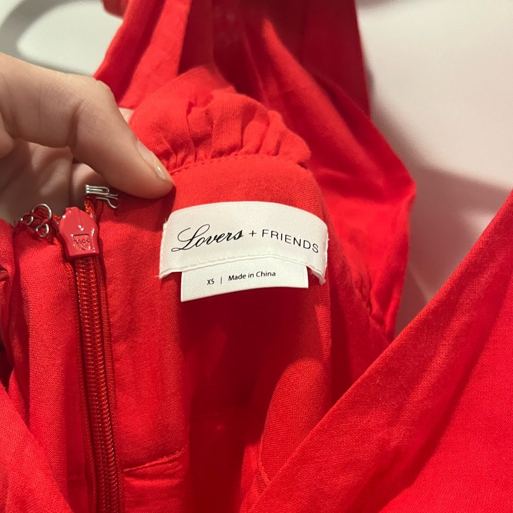 Lovers and Friends XS Red Maxi Dress! - Picture 3 of 4